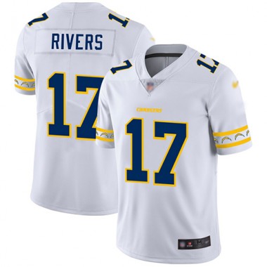 Los Angeles Chargers NFL Football Philip Rivers White Jersey Men Limited  #17 Team Logo Fashion